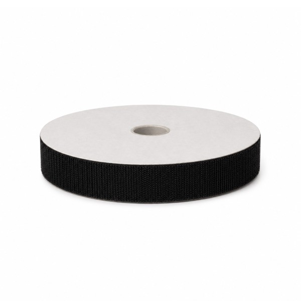 Hakenband, Breite 50mm, Länge 25m, Farbe schwarz