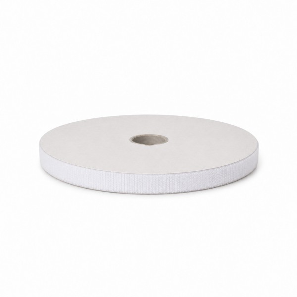 Hakenband, Breite 20mm, Länge 25m, Farbe weiß