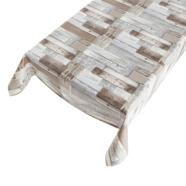Lackfolie PVC Patchwood Grey/Brown