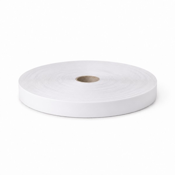Flauschband selbstklebend, Breite 20mm, Länge 25m Farbe weiß