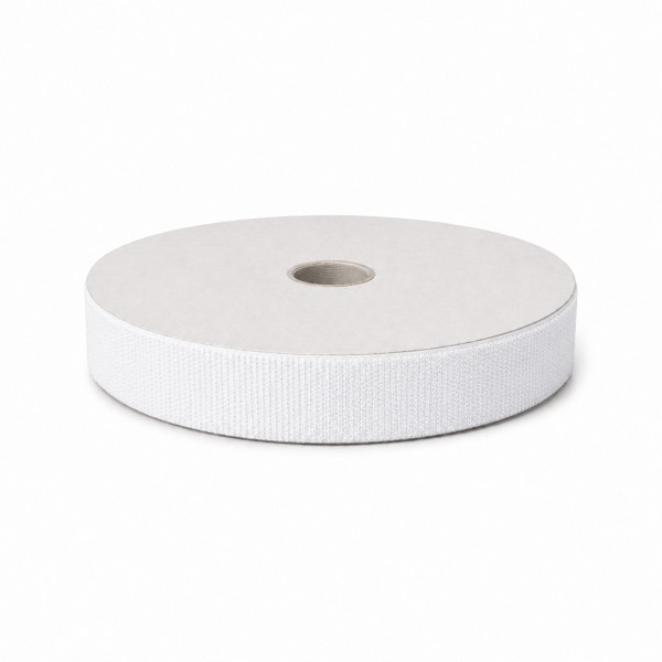 Hakenband, Breite 50mm, Länge 25m, Farbe weiß