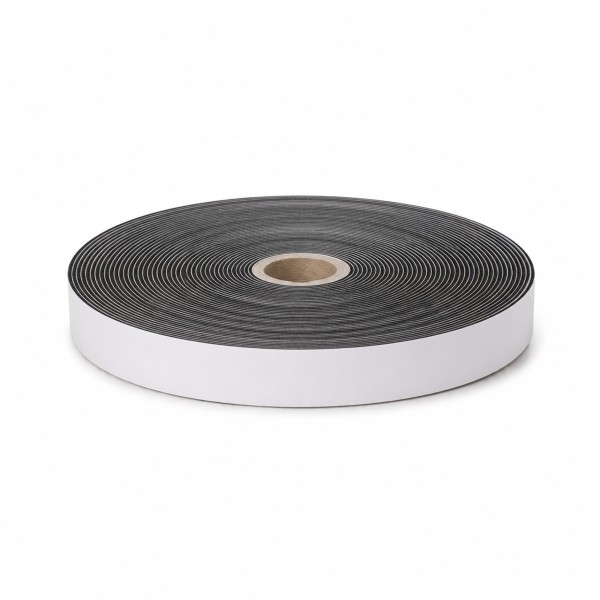 Flauschband selbstklebend, Breite 20mm, Länge 25m Farbe schwarz