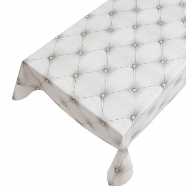 Wachstischtuch "Chesterfield White"