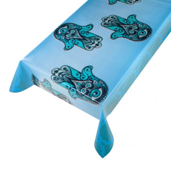 Wachstuch Tischdecke, Motiv "Hand der Fatima"