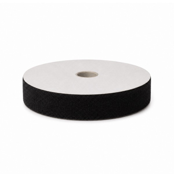 Flauschband, Breite 50mm, Länge 25m Farbe schwarz