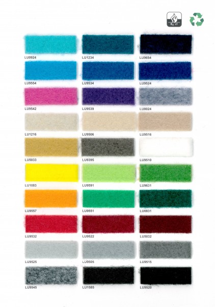 Musterkarte Velours Teppich (ExpoLuxe)