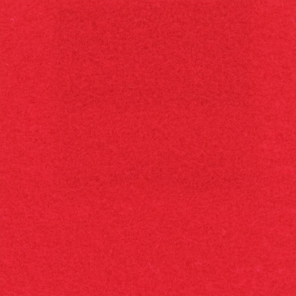 Event Filz Teppich hellrot (Tomato) Meterware 100cm Breite mit Folienabdeckung